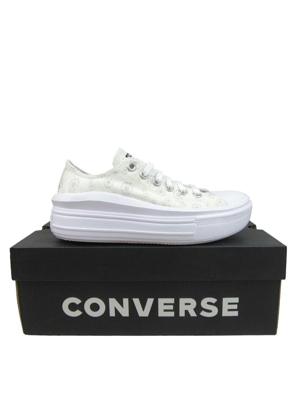 Converse Chuck Taylor All Star Move OX Floral Shoes Women's Size 8 NEW